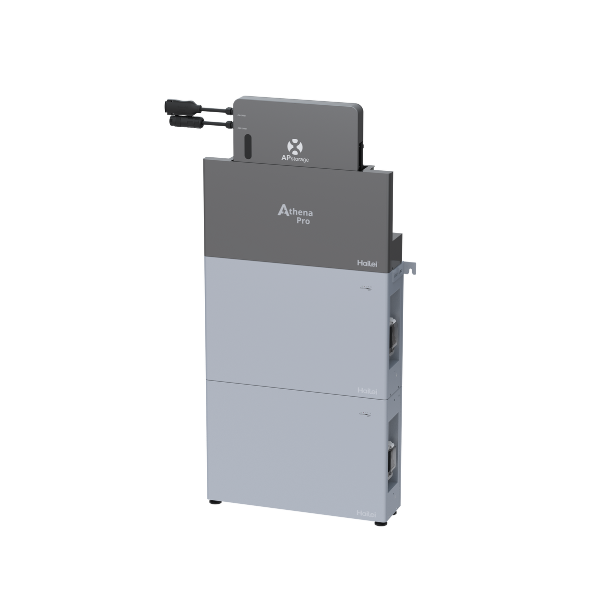 ATHENA PRO BALKONKRAFTWERK ALL-IN-ONE SYSTEM MIT 2x 3,68 KWh SPEICHERUNG