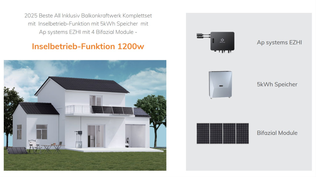 Hailei Athena Pro Speicher 7,36 kWh mit APsystems EZHI – ohne Solarmodule